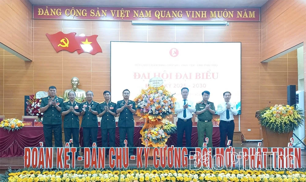Đại hội đại biểu Hội Cựu chiến binh Phường Vĩnh Yên, tỉnh Phú Thọ, nhiệm kỳ 2025-2030