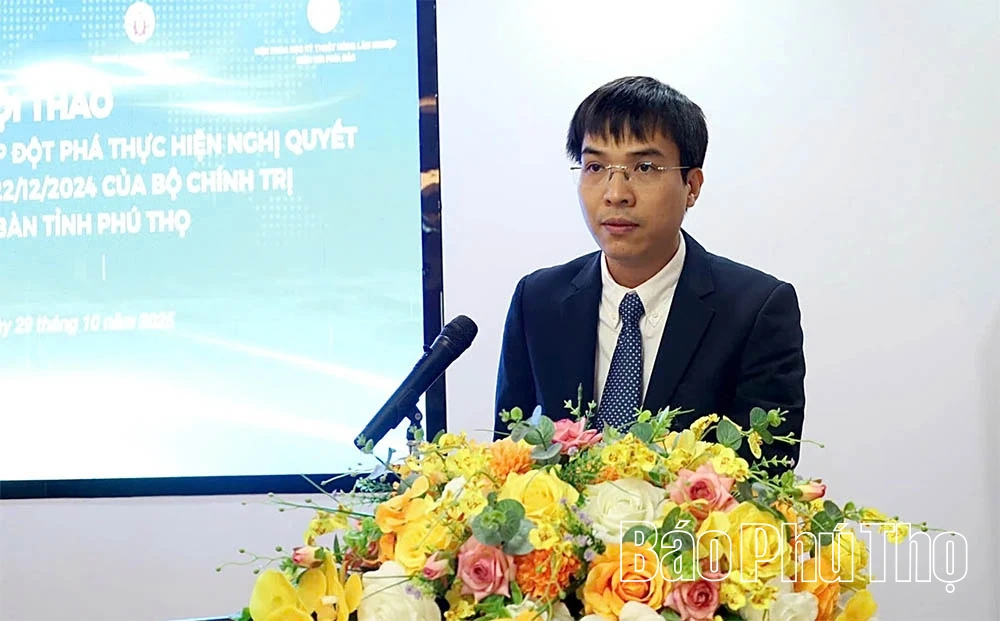 Giải pháp đột phá thực hiện Nghị quyết số 57-NQ/TW của Bộ Chính trị trên địa bàn tỉnh Phú Thọ