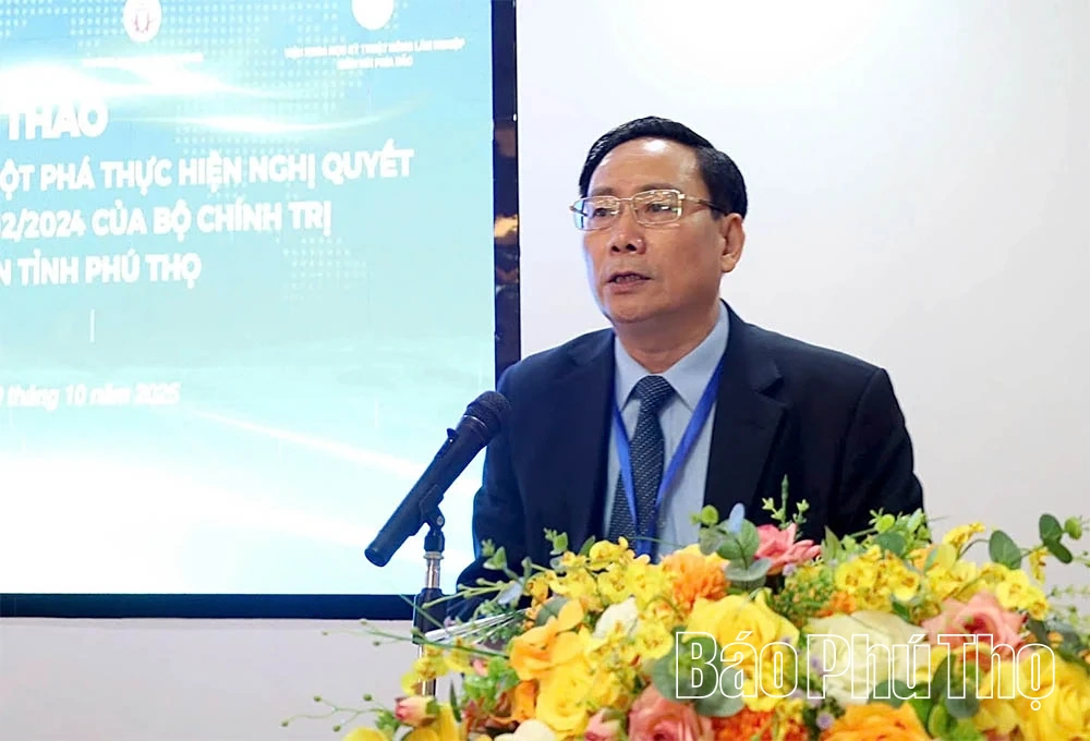 Giải pháp đột phá thực hiện Nghị quyết số 57-NQ/TW của Bộ Chính trị trên địa bàn tỉnh Phú Thọ