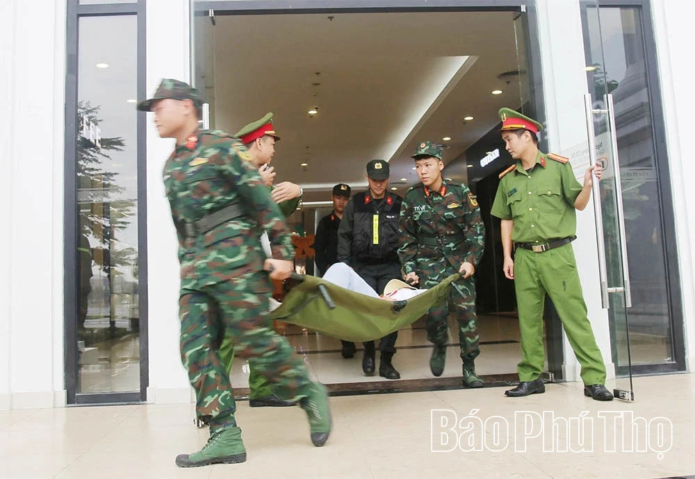 Hợp luyện phương án chữa cháy và cứu nạn, cứu hộ cấp tỉnh năm 2025