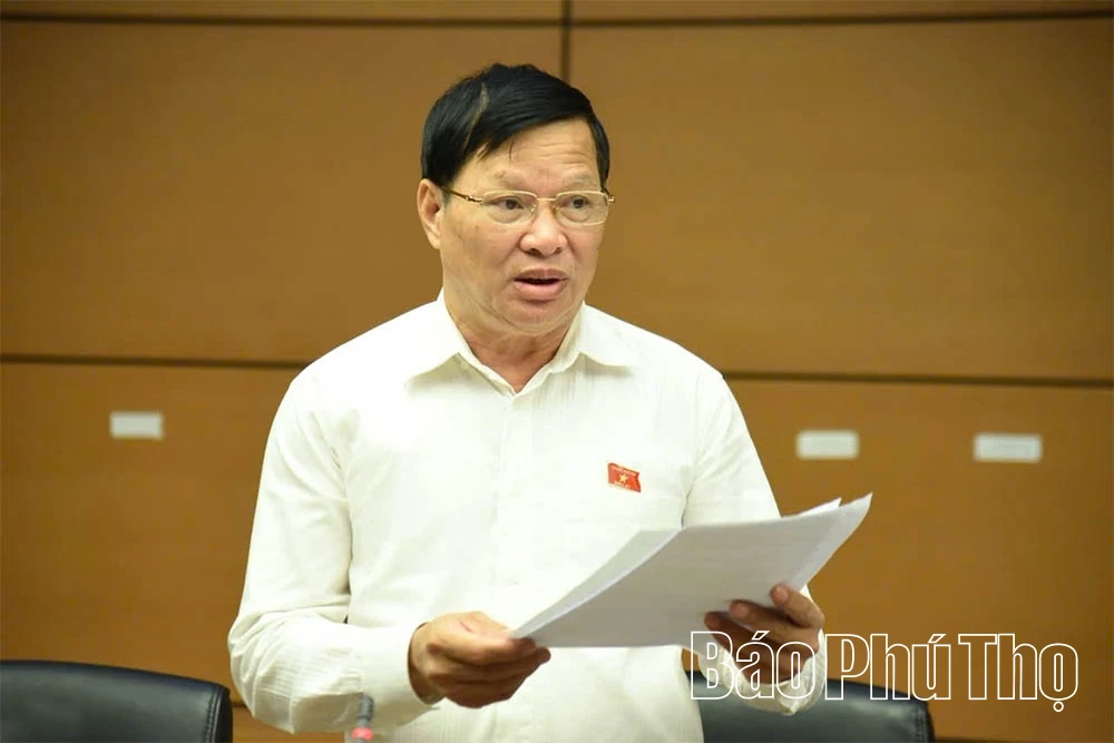 Đại biểu Quốc hội tỉnh Phú Thọ góp ý vào 2 dự án luật sửa đổi