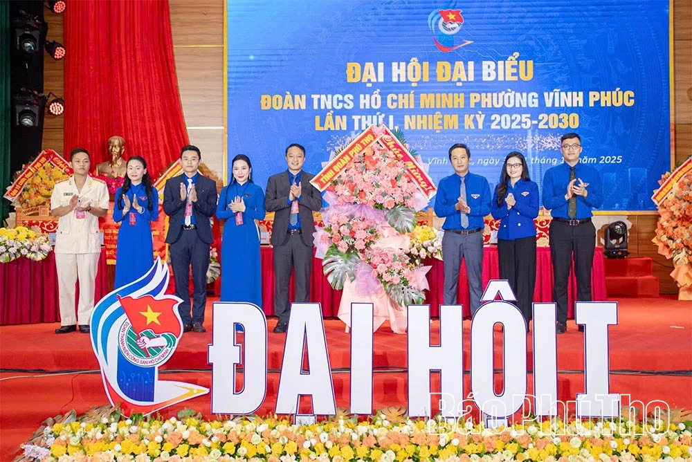 Đại hội đại biểu Đoàn Thanh niên phường Vĩnh Phúc lần thứ I, nhiệm kỳ 2025-2030