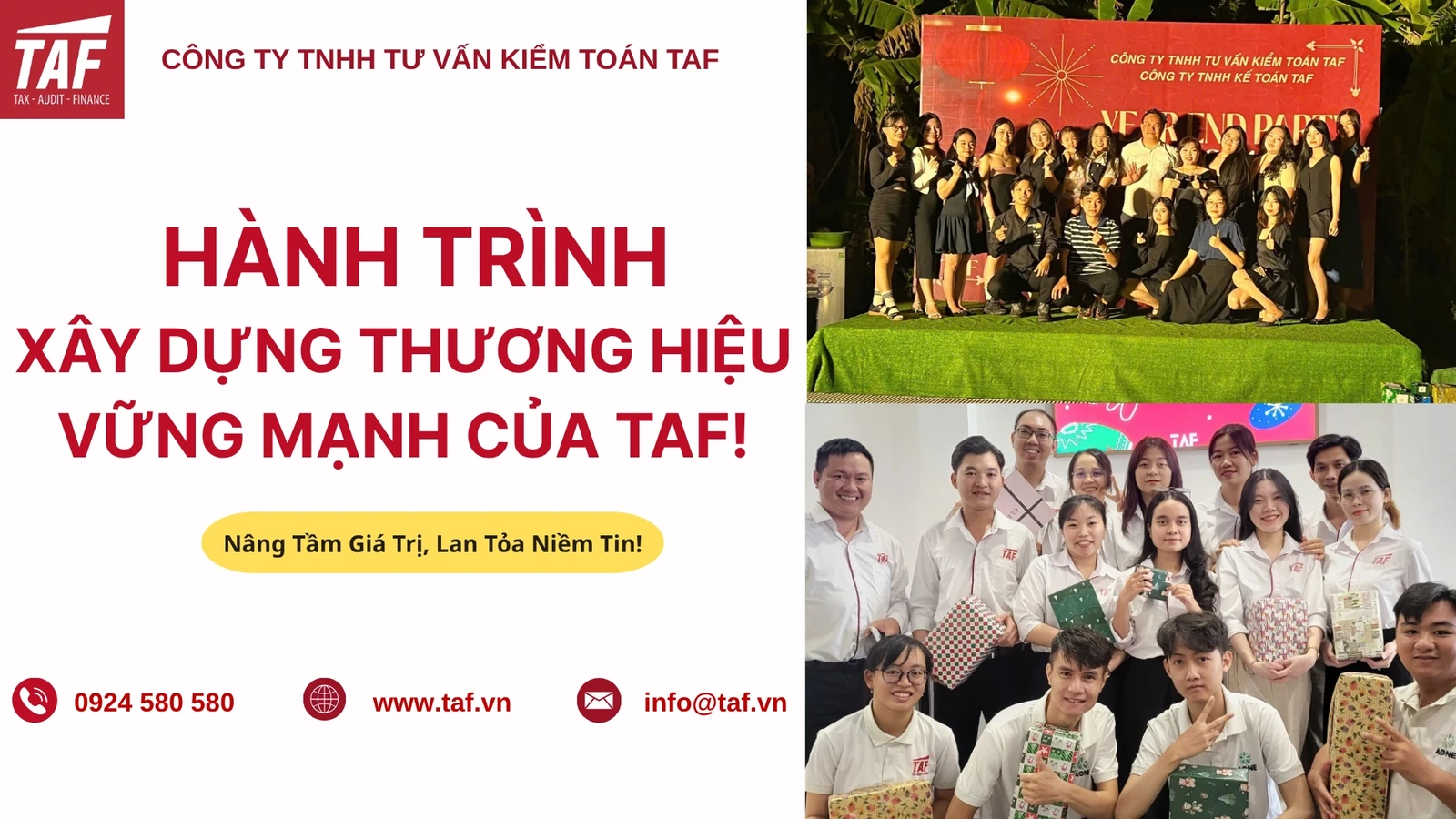Hành Trình Xây Dựng Thương Hiệu Vững Mạnh của TAF: Nâng Tầm Giá Trị, Lan Tỏa Niềm Tin