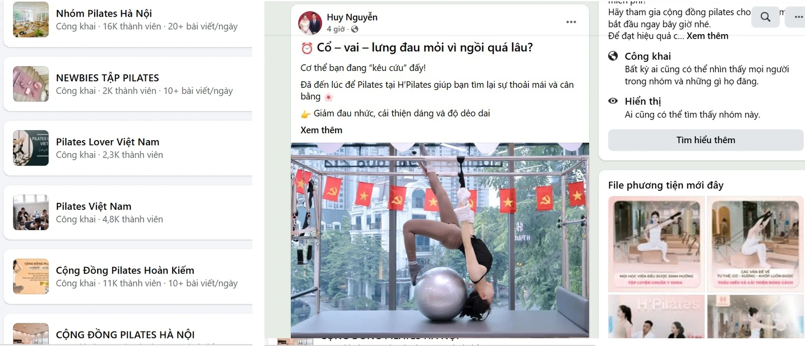 Pilates: Khi tập luyện trở thành niềm vui mỗi ngày