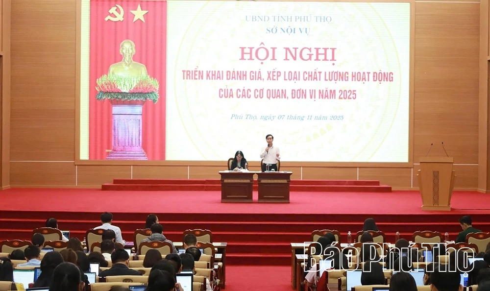 Triển khai đánh giá, xếp loại chất lượng hoạt động các cơ quan, đơn vị năm 2025