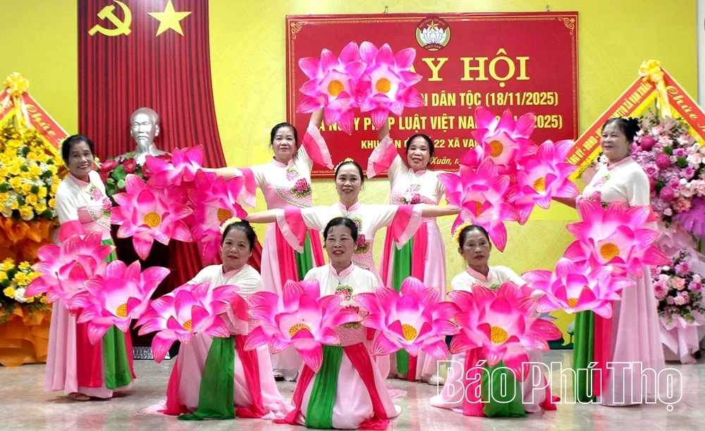 Ngày hội Đại đoàn kết toàn dân tộc khu dân cư 22, xã Vạn Xuân