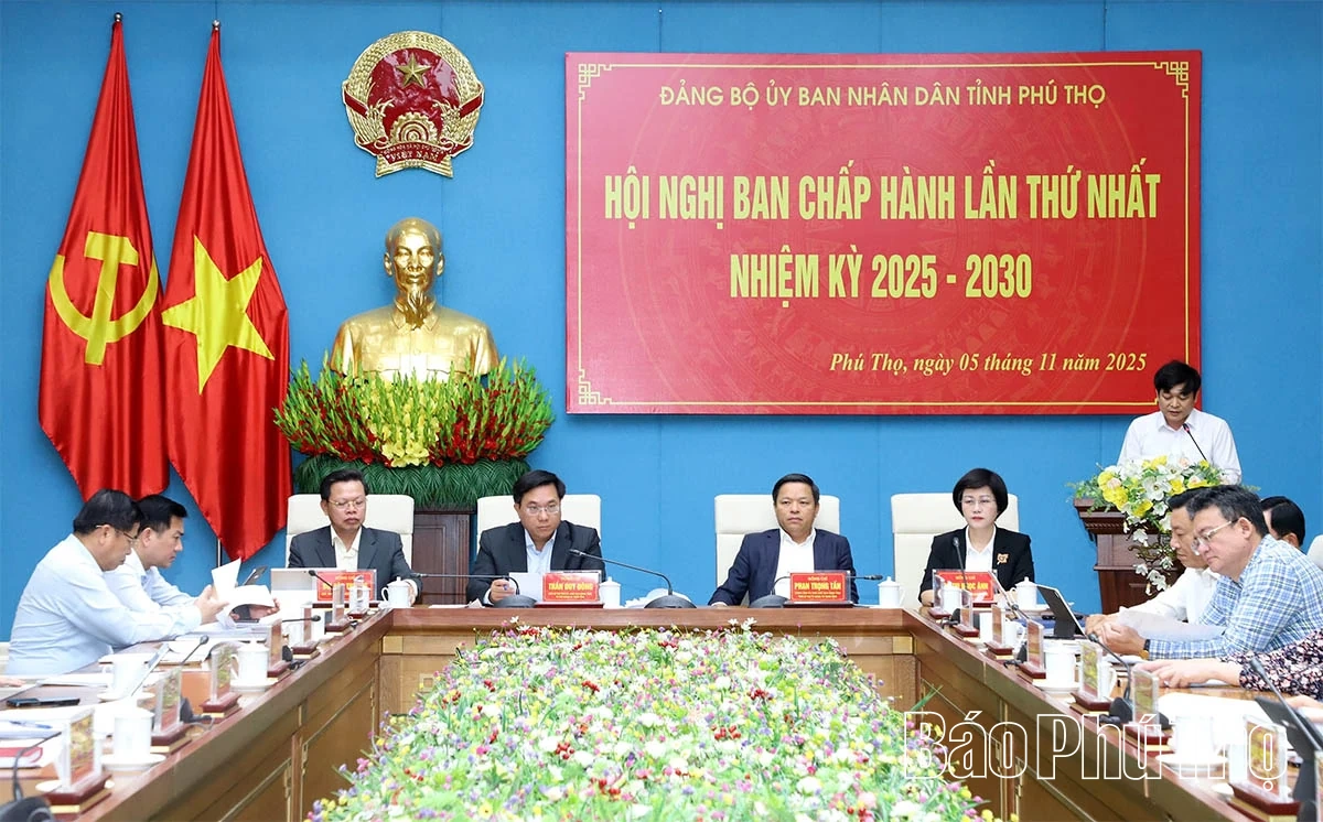 Hội nghị Ban Chấp hành Đảng bộ UBND tỉnh lần thứ nhất, nhiệm kỳ 2025 - 2030