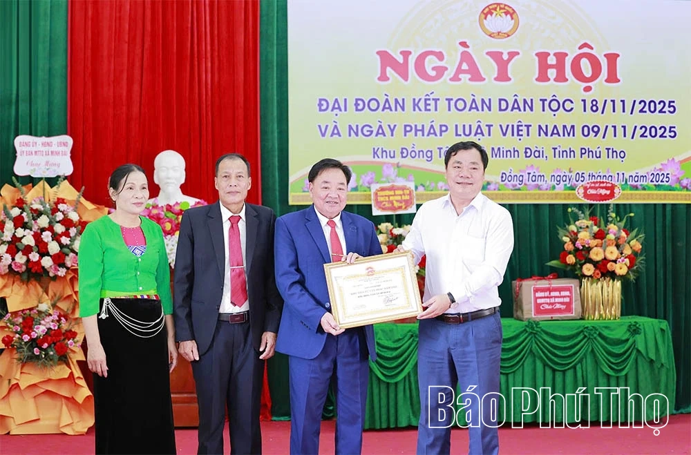 Ngày hội đại đoàn kết toàn dân tộc khu dân cư khu Đồng Tâm, xã Minh Đài