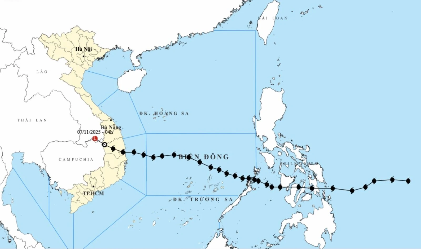 Thời tiết ngày 7/11: Bão số 13 tan trên đất liền, miền Trung vẫn mưa lớn