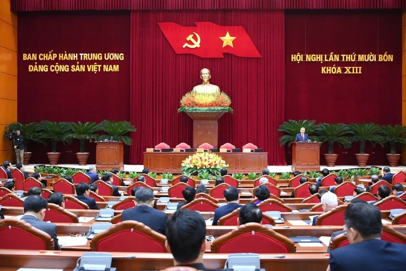 Thông cáo báo chí về ngày làm việc thứ hai và bế mạc Hội nghị lần thứ 14 Ban Chấp hành Trung ương Đảng khóa XIII