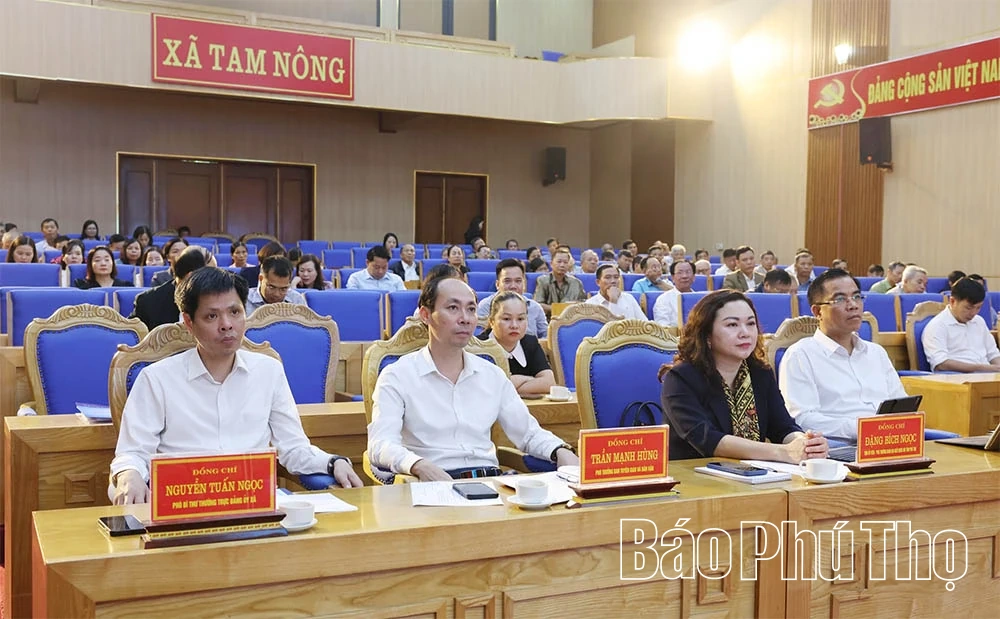 Xã Tam Nông tổng kết công tác dân vận chính quyền năm 2025