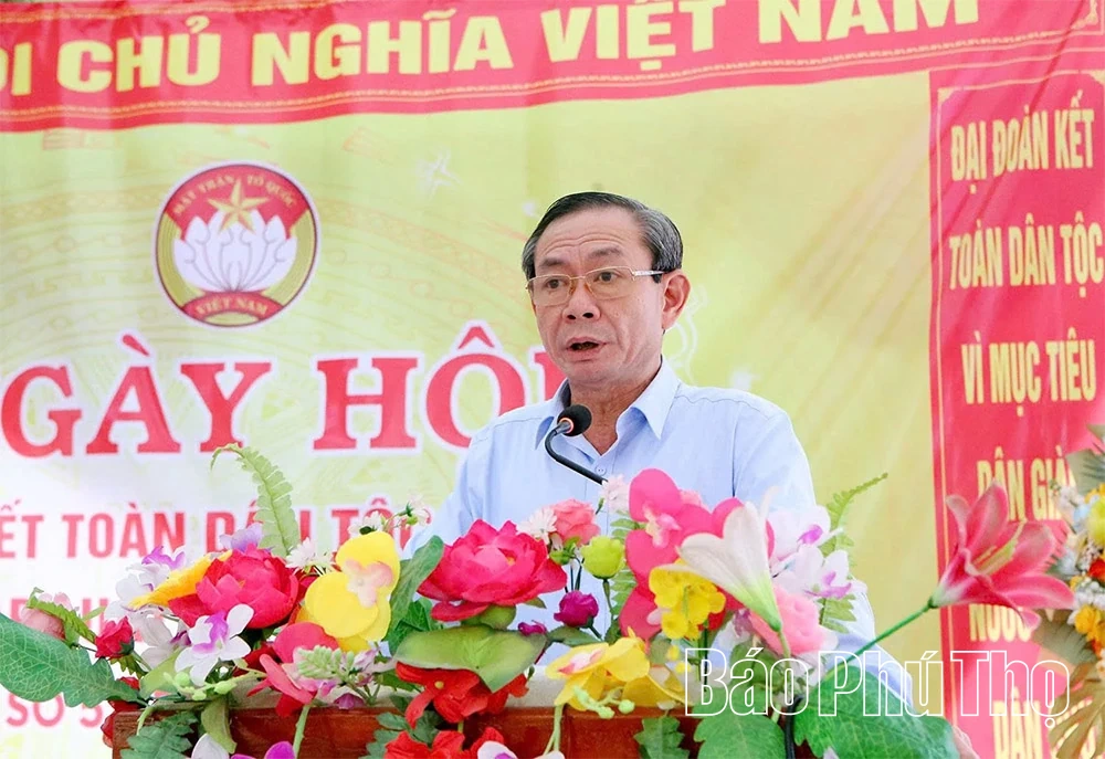 Ngày hội Đại đoàn kết toàn dân tộc tại khu 5 Yên Kiện