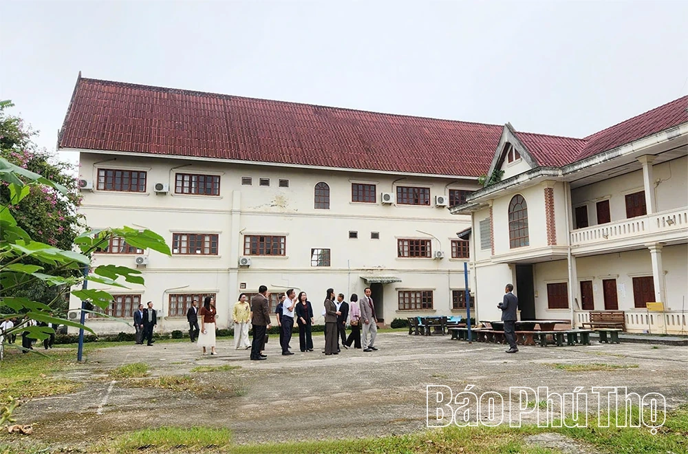 Đoàn công tác của tỉnh Phú Thọ khảo sát thực tế tại Lào