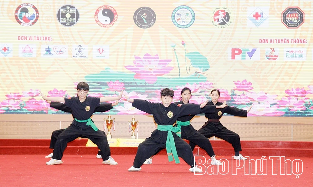 Sôi nổi Liên hoan Võ thuật tỉnh Phú Thọ năm 2025