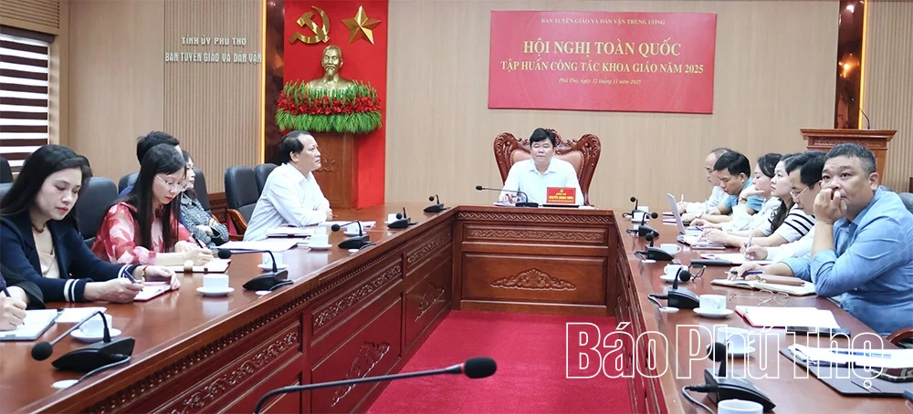 Hội nghị toàn quốc tập huấn công tác khoa giáo năm 2025