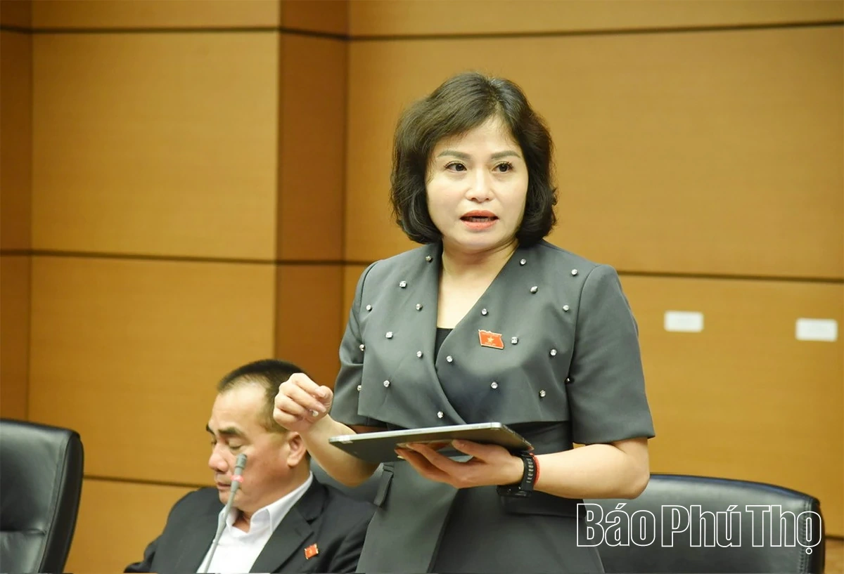 Đoàn Đại biểu Quốc hội tỉnh Phú Thọ tham gia thảo luận hoàn thiện chính sách y tế cơ sở, giáo dục và dự trữ quốc gia