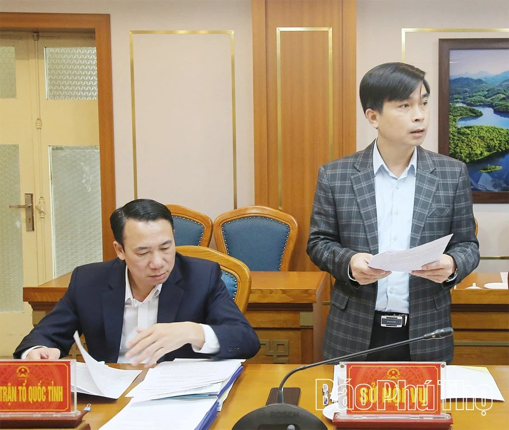 Ban Văn hóa - Xã hội thẩm tra các nội dung trình tại Kỳ họp chuyên đề thứ Tư, HĐND khóa XIX