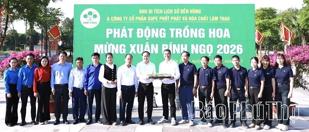 Phát động trồng hoa mừng Xuân Bính Ngọ 2026