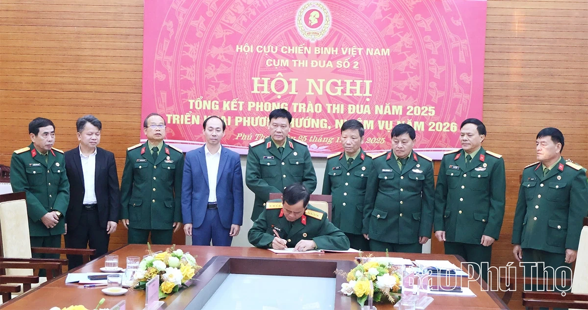 Cụm thi đua số 2 Hội Cựu chiến binh Việt Nam tổng kết phong trào thi đua