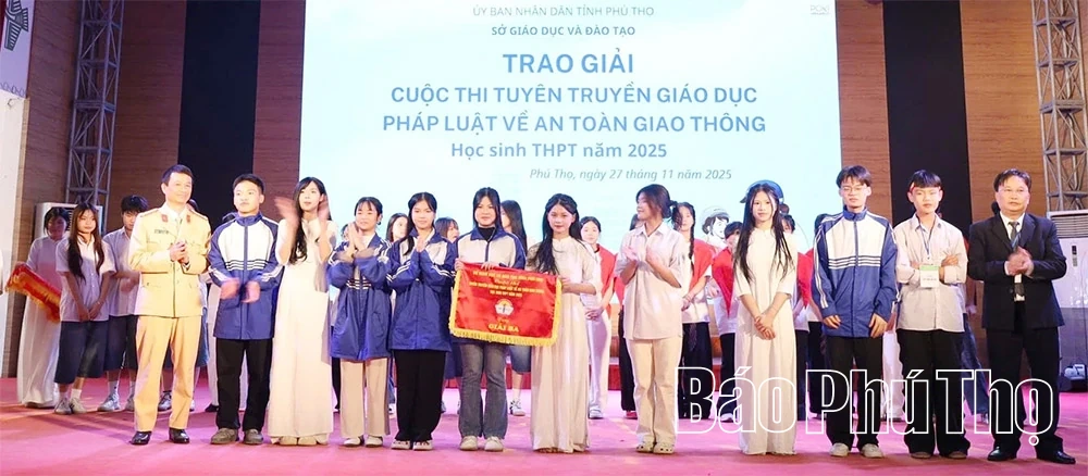 Cuộc thi tuyên truyền giáo dục pháp luật về an toàn giao thông cho học sinh THPT năm 2025