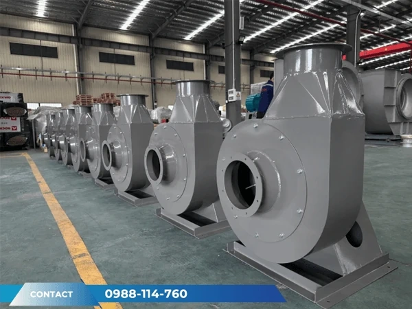 Quạt ly tâm công nghiệp tại Phú Đạt Vượng tối ưu hiệu suất cho nhà máy