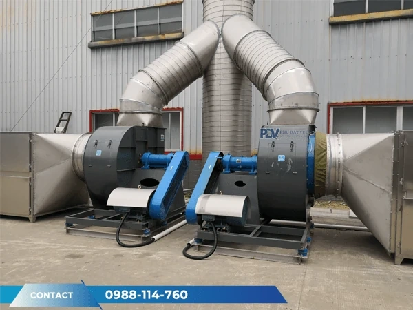 Quạt ly tâm công nghiệp tại Phú Đạt Vượng tối ưu hiệu suất cho nhà máy