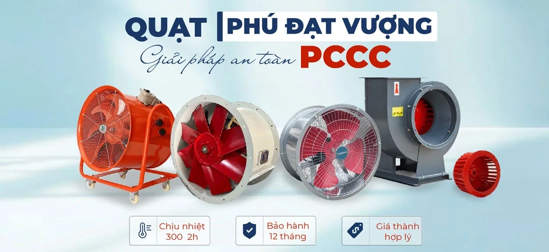 Quạt ly tâm công nghiệp tại Phú Đạt Vượng tối ưu hiệu suất cho nhà máy