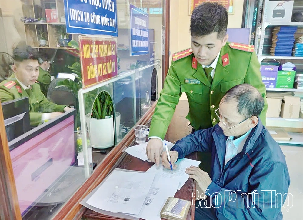 Công an xã Lâm Thao vì Nhân dân phục vụ