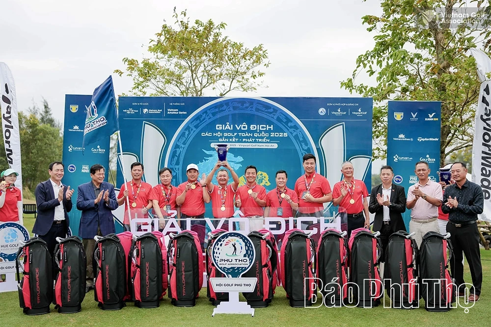 Phú Thọ giành ngôi vô địch đồng đội nam và nữ tại Giải Vô địch các Hội Golf toàn quốc 2025