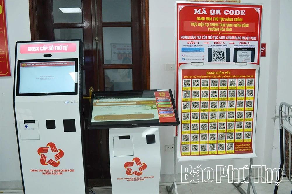 Phục vụ hành chính công ở phường trọng điểm Hoà Bình