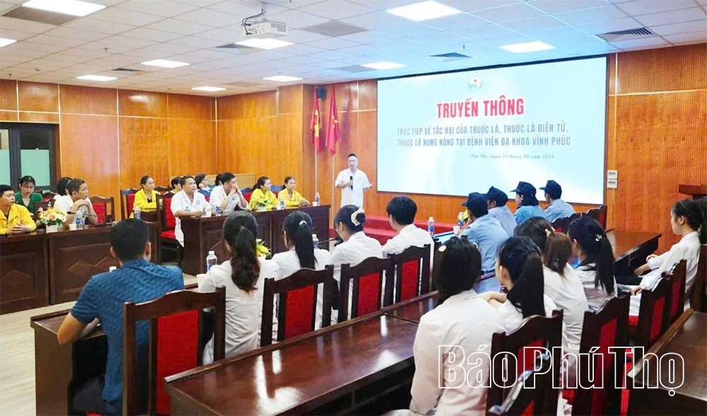 Xây dựng cơ sở y tế không khói thuốc lá