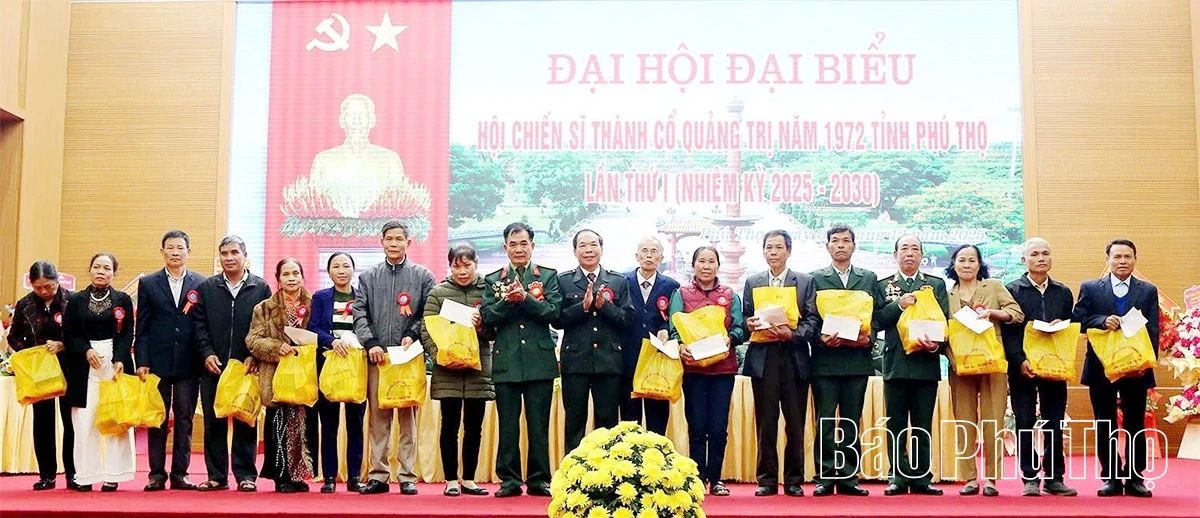 Đại hội đại biểu Hội Chiến sĩ Thành cổ Quảng Trị năm 1972 tỉnh Phú Thọ lần thứ I