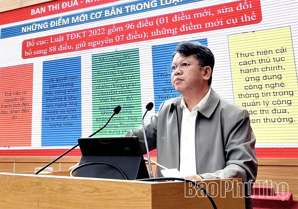 Tập huấn nghiệp vụ công tác thi đua, khen thưởng năm 2025