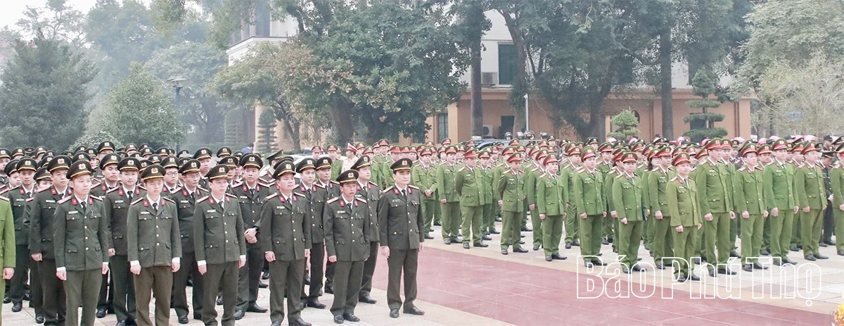 Ra quân thực hiện Đợt cao điểm tấn công, trấn áp tội phạm, bảo đảm an ninh, trật tự