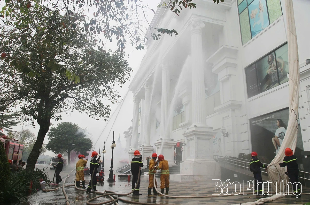 Thực tập phương án chữa cháy và cứu nạn, cứu hộ cấp tỉnh