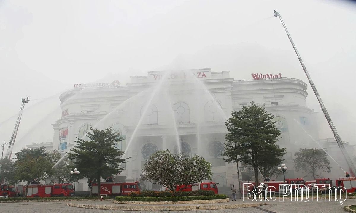 Thực tập phương án chữa cháy và cứu nạn, cứu hộ cấp tỉnh