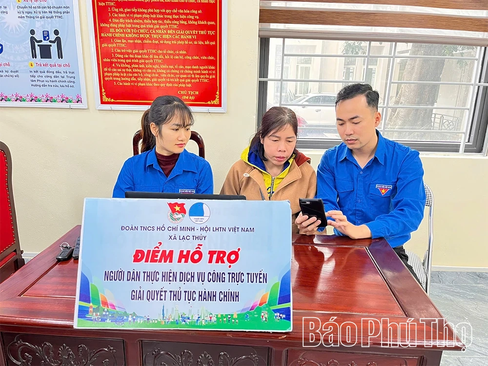 Tuổi trẻ Lạc Thủy tự hào màu áo xanh tình nguyện