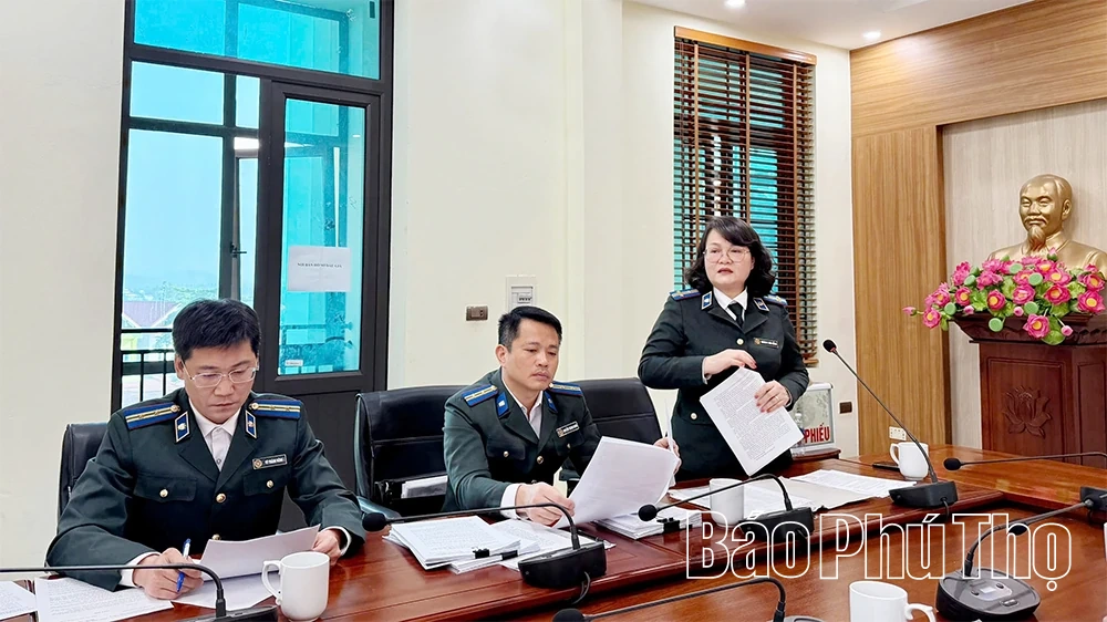 Phòng Thi hành án dân sự khu vực 8 họp bàn chuẩn bị cưỡng chế thi hành án