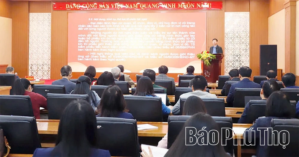 Hướng dẫn trình tự giới thiệu người ứng cử đại biểu Quốc hội và đại biểu Hội đồng Nhân dân tỉnh