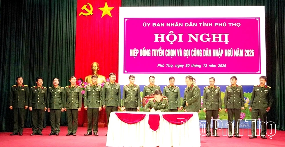 Hiệp đồng tuyển chọn gọi công dân nhập ngũ năm 2026