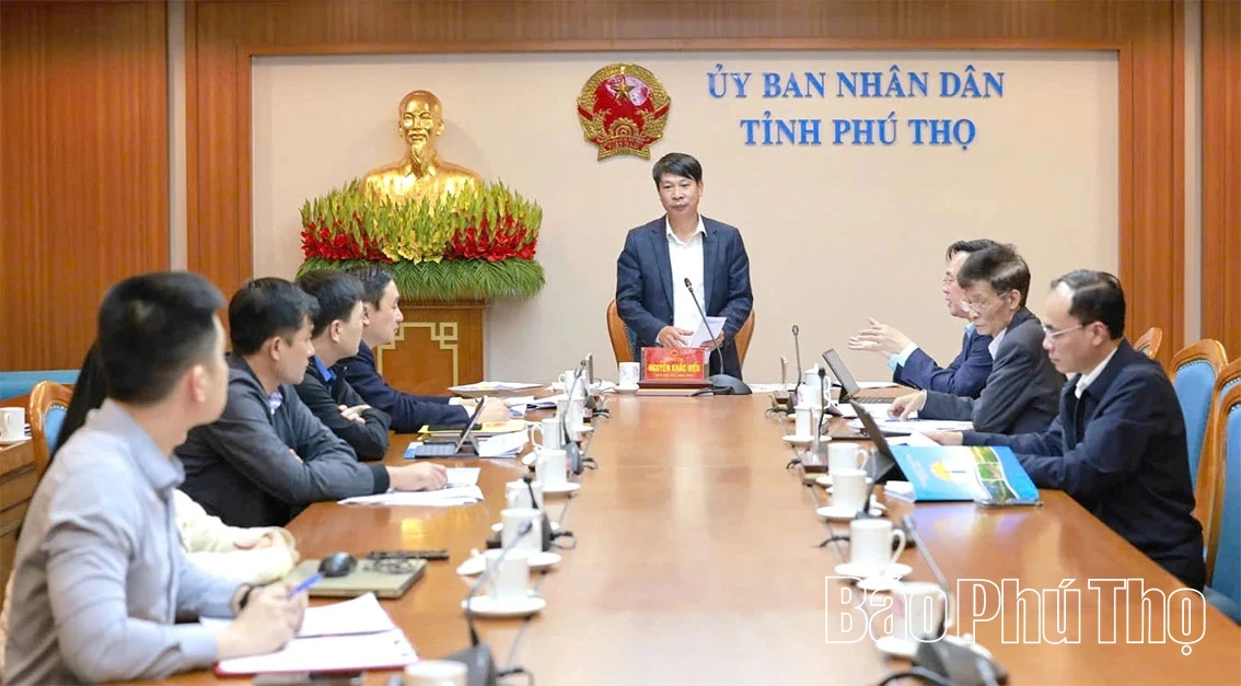 Phó Chủ tịch UBND tỉnh Nguyễn Khắc Hiếu làm việc với Sở Giáo dục & Đào tạo và Trường Đại học Hùng Vương