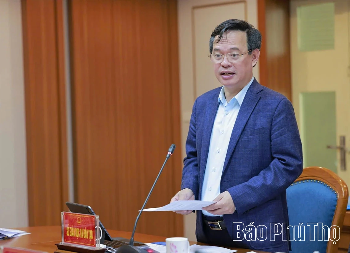 Phó Chủ tịch UBND tỉnh Nguyễn Khắc Hiếu làm việc với Sở Giáo dục & Đào tạo và Trường Đại học Hùng Vương