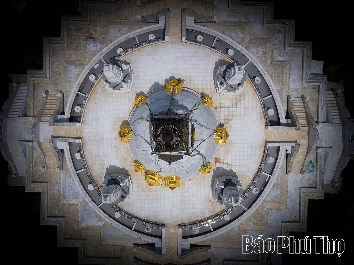 Đại Bảo tháp Mandala Tây Thiên: Điểm nhấn kiến trúc tâm linh của Phú Thọ