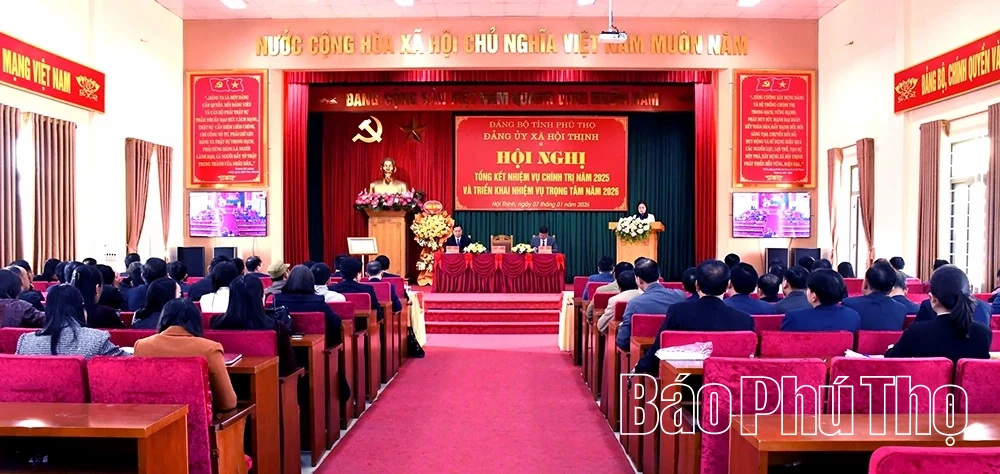 Đảng ủy xã Hội Thịnh triển khai nhiệm vụ trọng tâm năm 2026