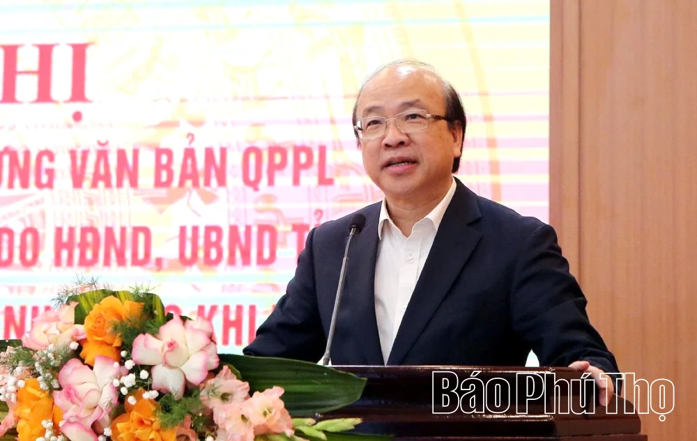 Phú Thọ dẫn đầu cả nước về rà soát, xử lý, ban hành văn bản quy phạm pháp luật