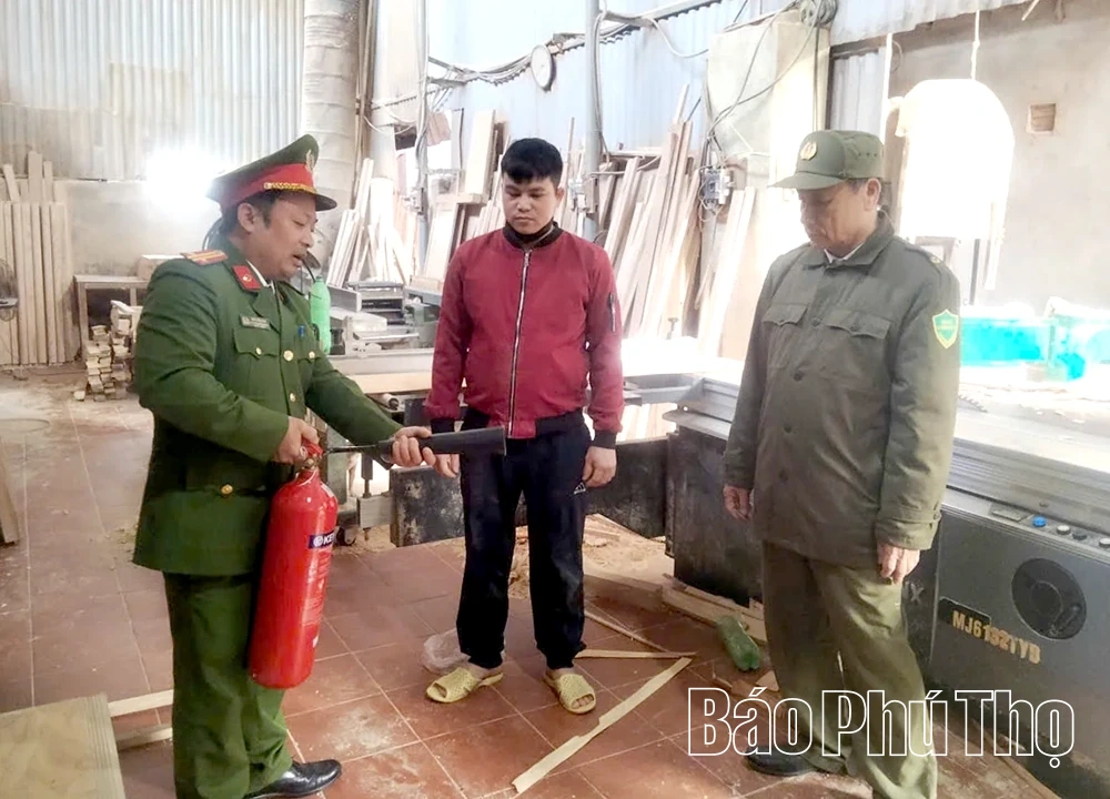 Tăng cường phòng cháy, chữa cháy khu vực làng nghề