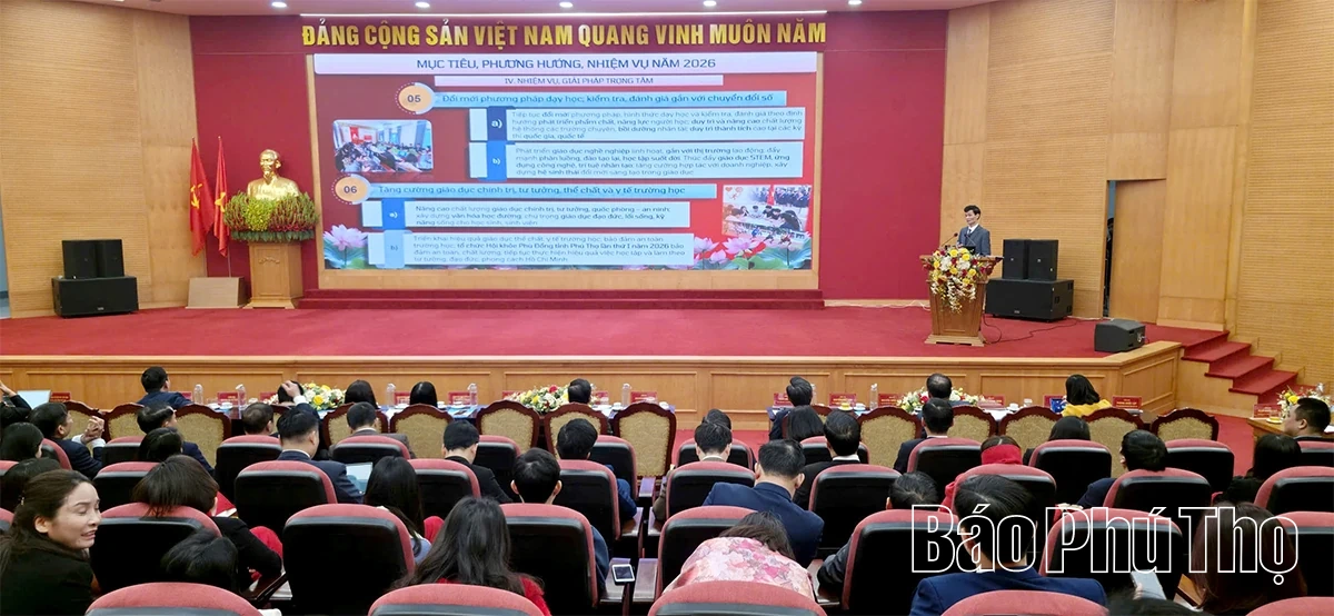 Quy mô trường lớp, học sinh của Phú Thọ sau sáp nhập thuộc tốp cao nhất cả nước