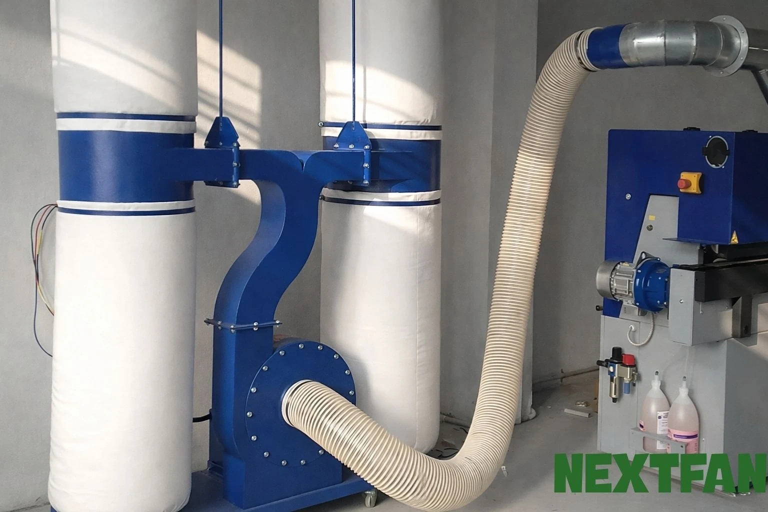 Quạt Hút Bụi Công Nghiệp NEXTFAN – Hút Mạnh, Chạy Bền, Tối Ưu Hệ Thống Nhà Xưởng