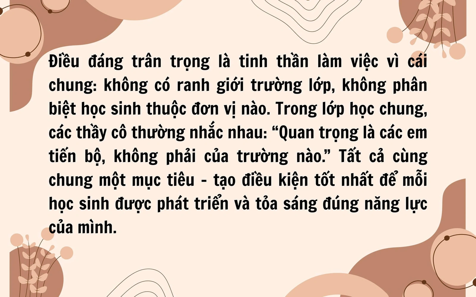 “Trái ngọt” từ sự đồng lòng, tận tâm