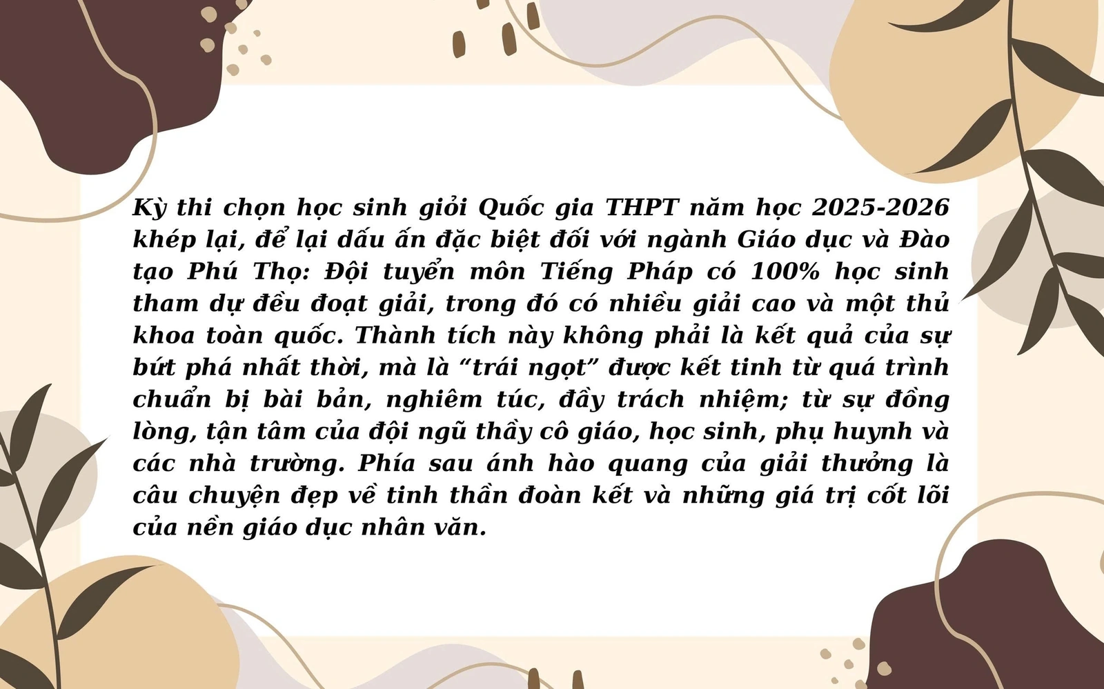 “Trái ngọt” từ sự đồng lòng, tận tâm